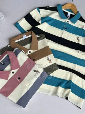 Diplomatic Polo Tshirt. Strip