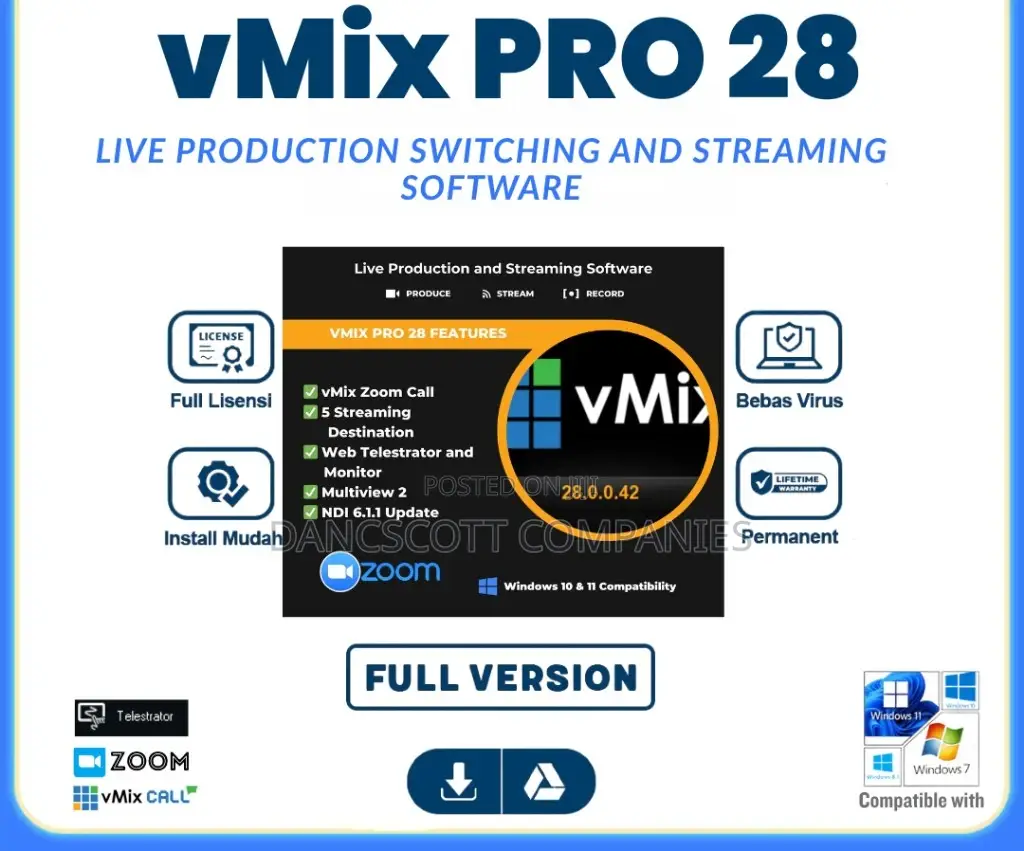 Vmix 28 Pro Streaming Software