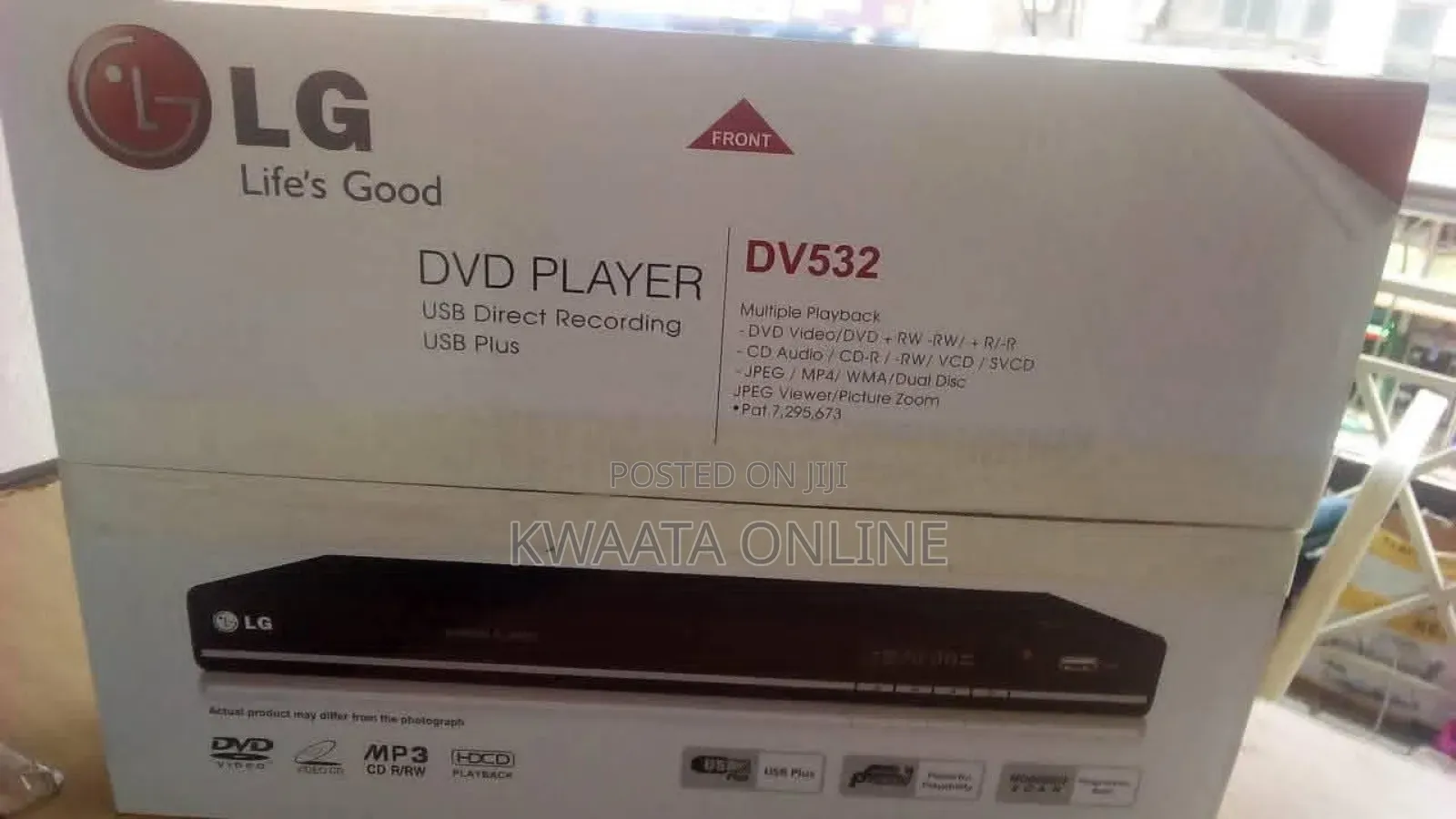 Lg-Compact Hd DVD Player for Tv Hdmi Av Output With Cable Included