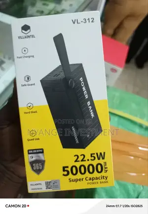 50000mah Fast Charge Power Bank. Villaon Power Bank