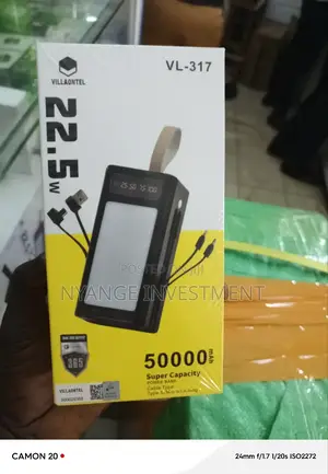 Power Bank 50000mah With Lights. Villaon Power Bank