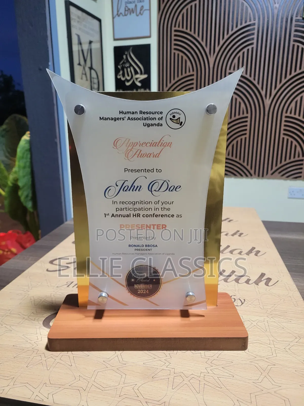 Acrylic Award