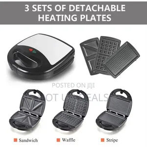 Sonachi 3 In 1 Multi Sandwich Maker