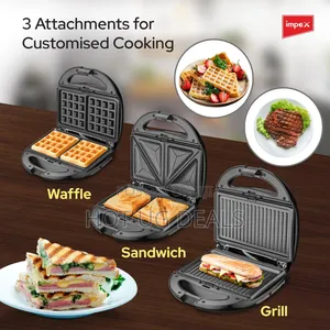 Sonachi 3 In 1 Multi Sandwich Maker