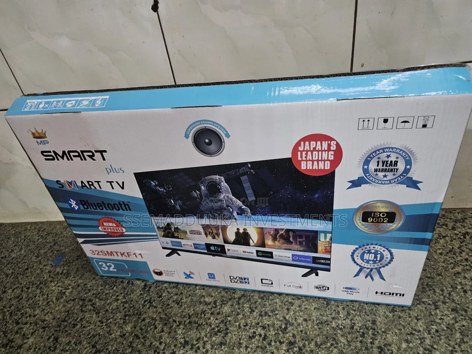 Smart Plus 32inches Smart Frameless Androids Tv