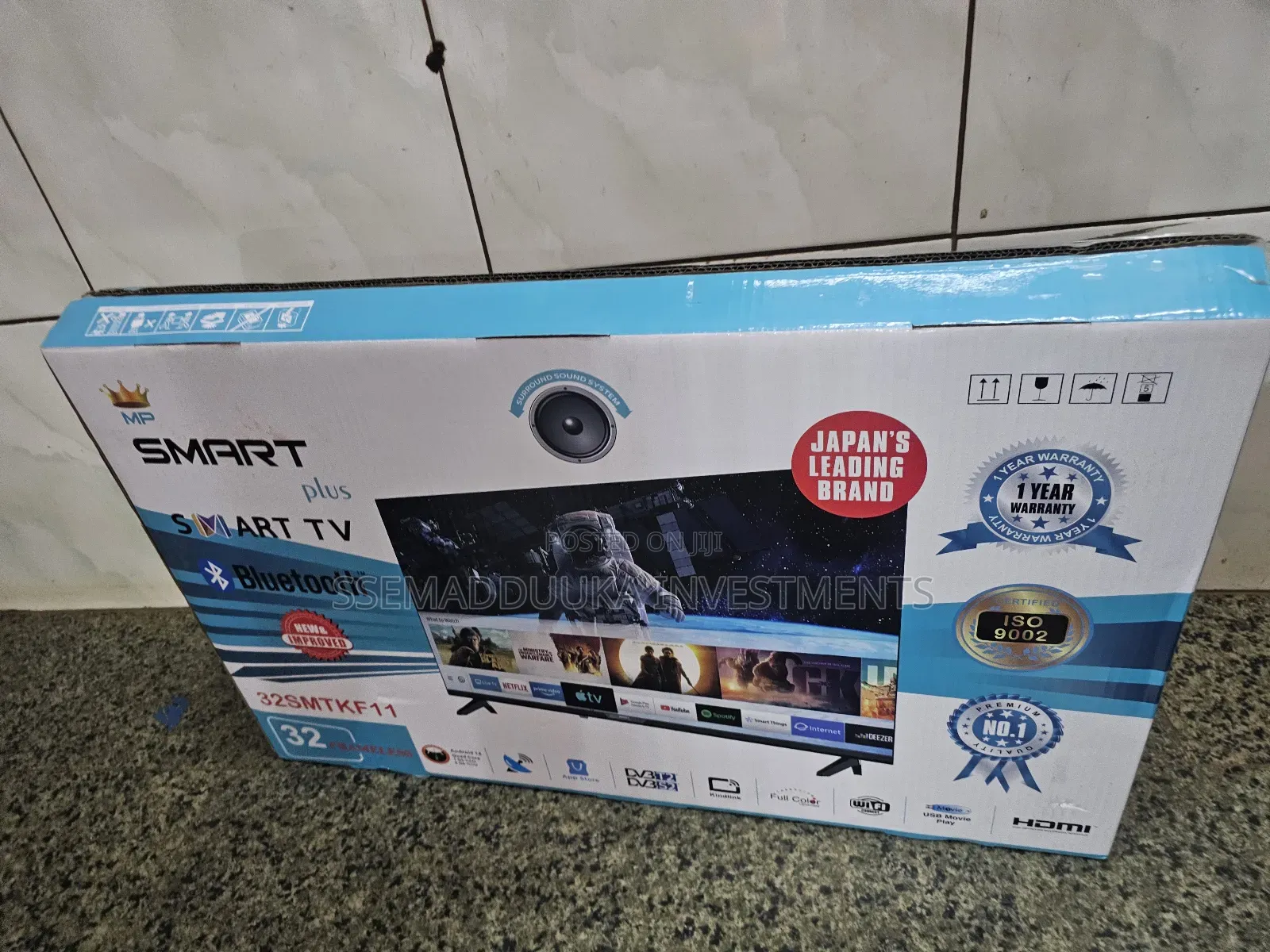 Smart Plus 32inches Smart Frameless Androids Tv