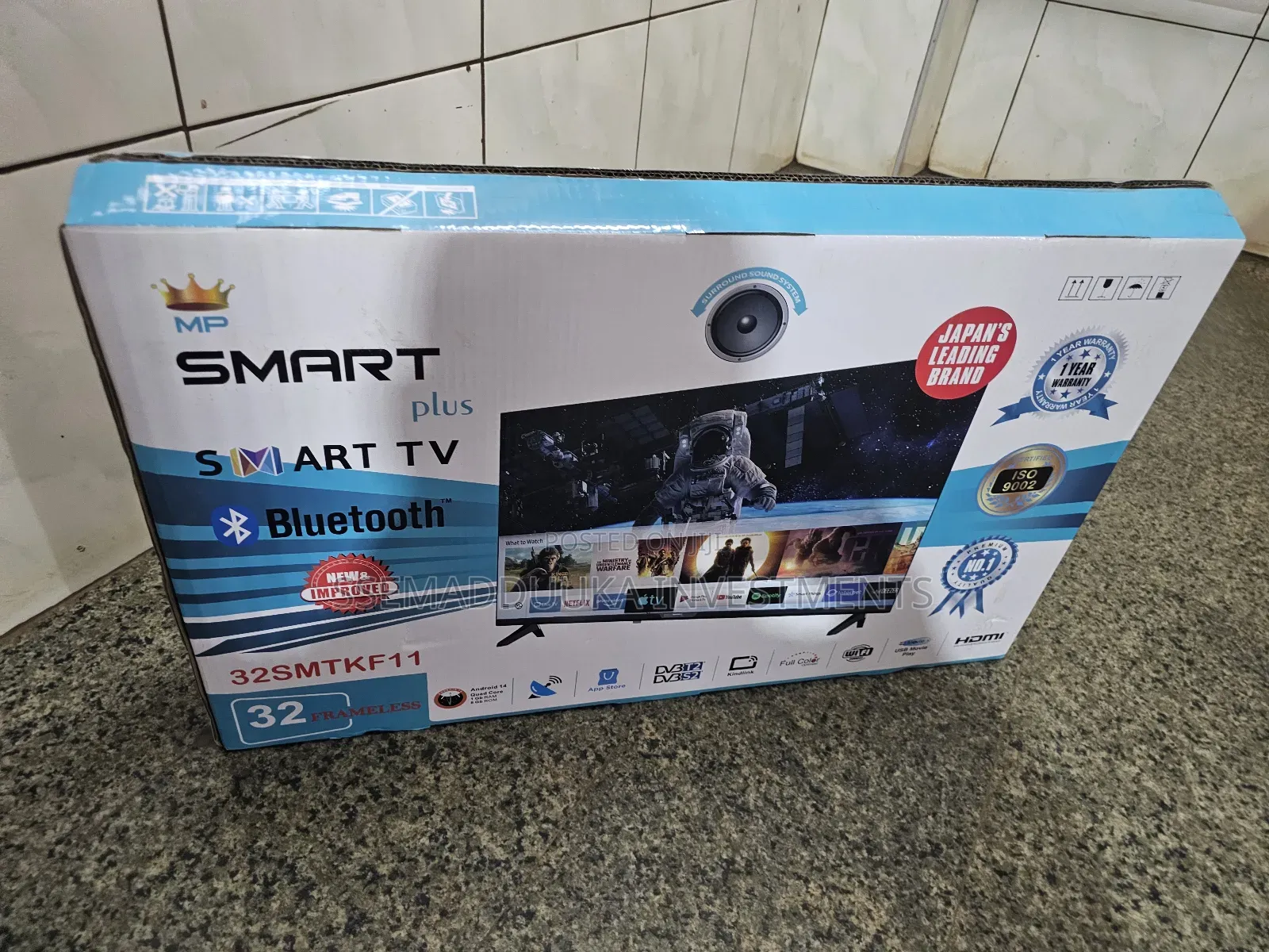 Smart Plus 32inches Smart Frameless Androids Tv