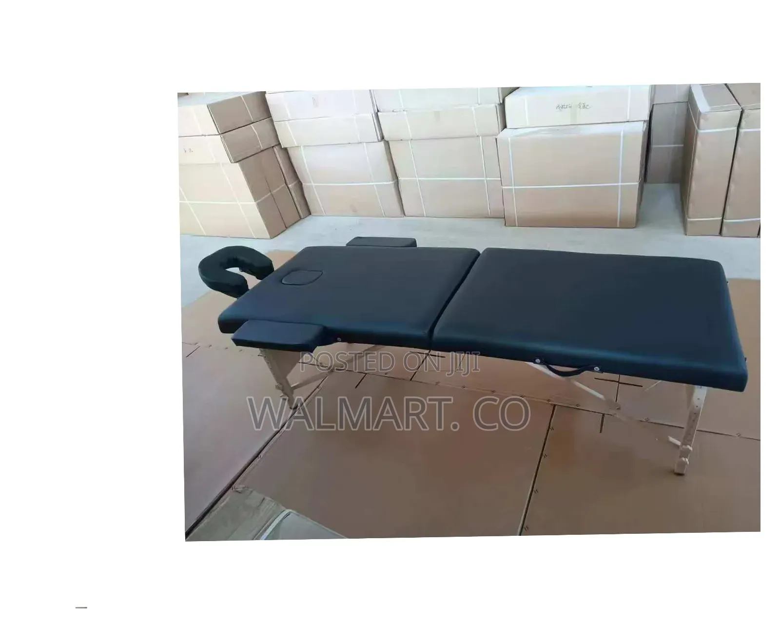 Foldable Massage Bed-black