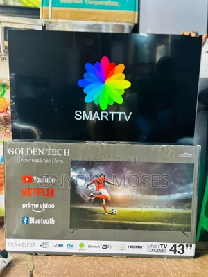 New 43 Inches Golden Tech Android Smart Tv