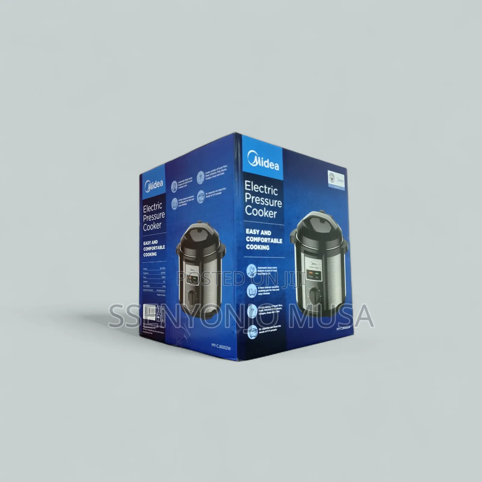 Midea 6l Electric Pressure Cooker - Automatic Keep Warm