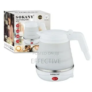Sokany 0.6l Expandable Collapsible Travel Portable Electric Kettle