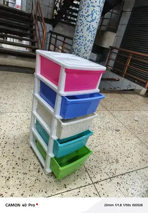 Plastic Drawer Trolley Brand New 5pcs