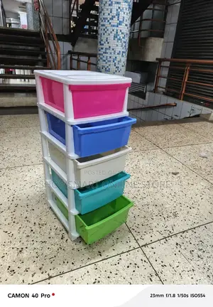 Plastic Drawer Trolley Brand New 5pcs