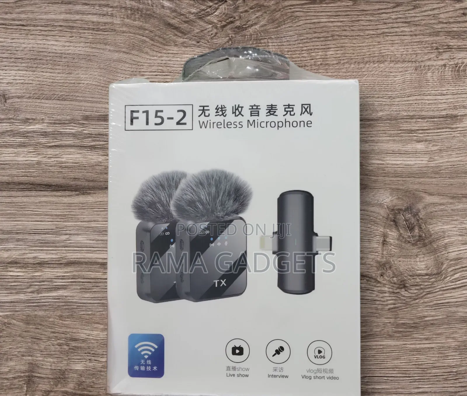 F15-2 Wireless Microphone, a Lavalier-Style Microphone