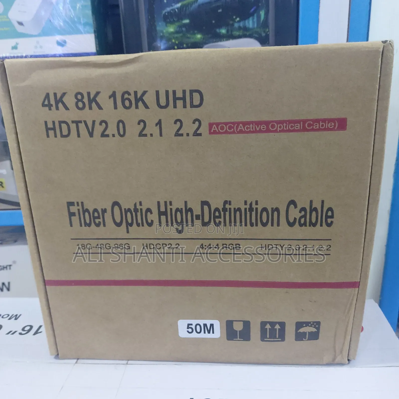 50m Fibre Optic High Definition Cable Hdmi to Hdmi