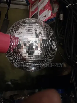 Mirror Disco Ball With Party Decorations