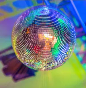 Mirror Disco Ball With Party Decorations