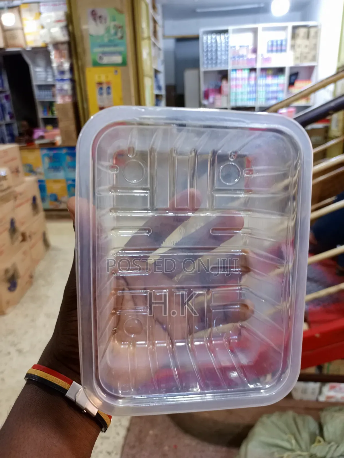 25pcs Clear, Rectangular Plastic Container With Covers