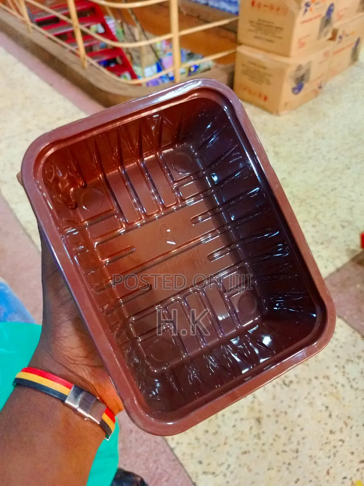 25pcs Disposable Mushroom Tray With Covers