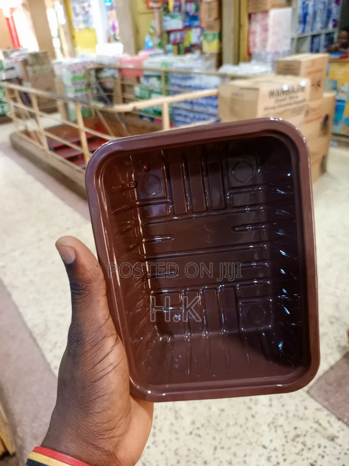 25pcs Disposable Mushroom Tray With Covers