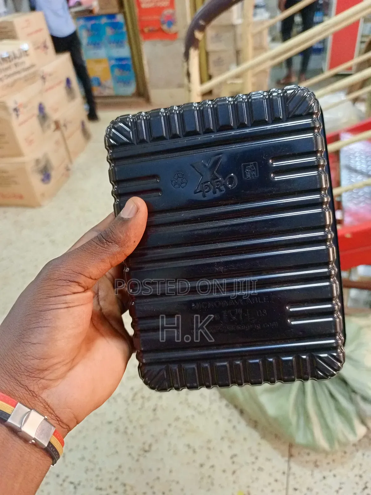 25pcs Black Plastic Packaging Tray With Covers