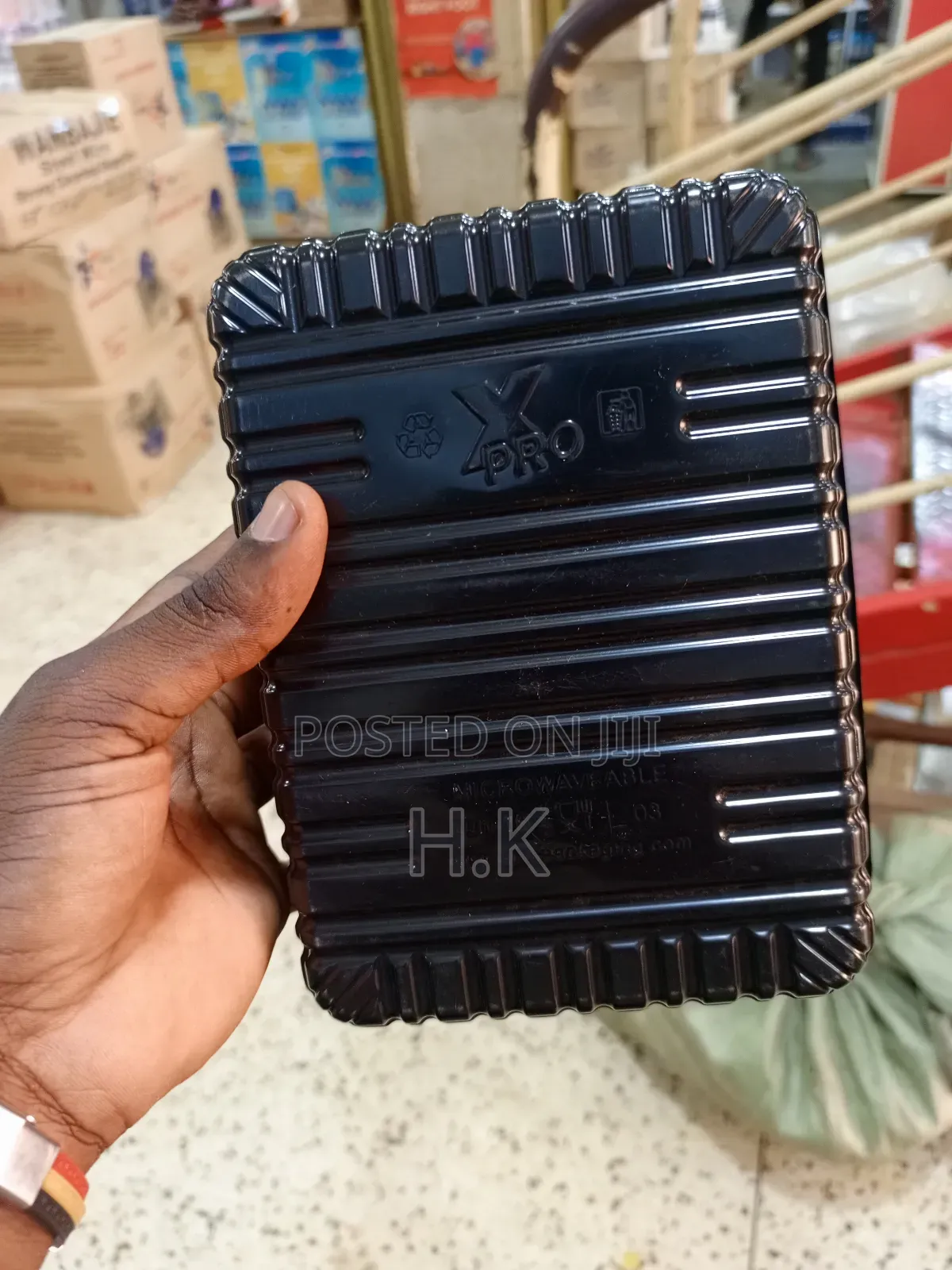 25pcs Black Plastic Packaging Tray With Covers