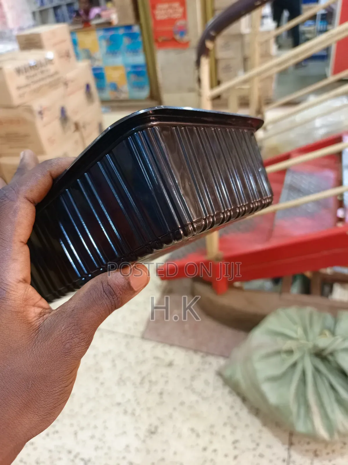 25pcs Black Plastic Packaging Tray With Covers