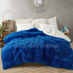 Blue Soft Velvet Cover Duvet (5by6)