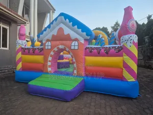 Candy Land Themed Bouncing Castle for Hire