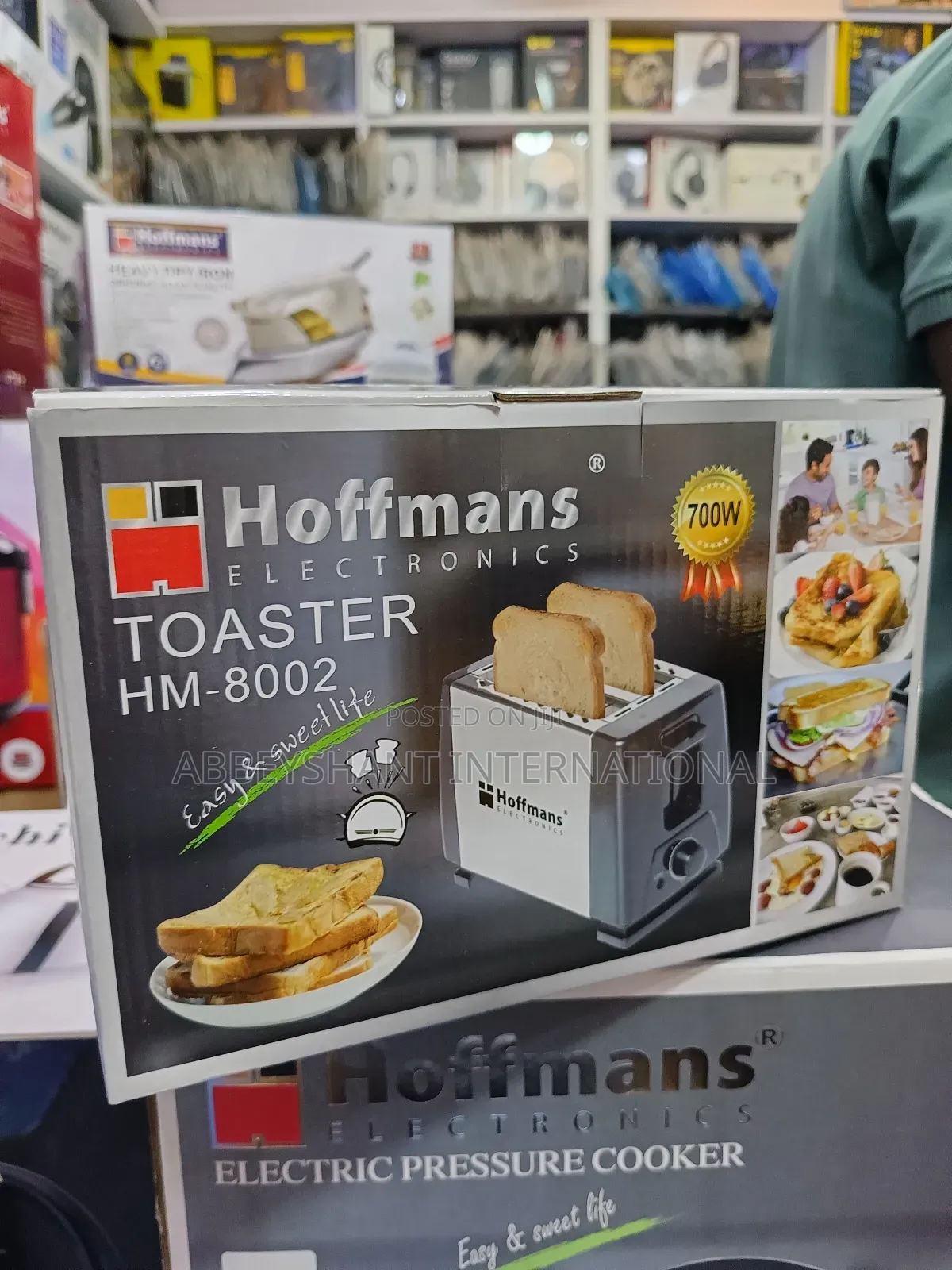 Bread Toaster Hoffmans 2-Slice Electric Bread Toaster.