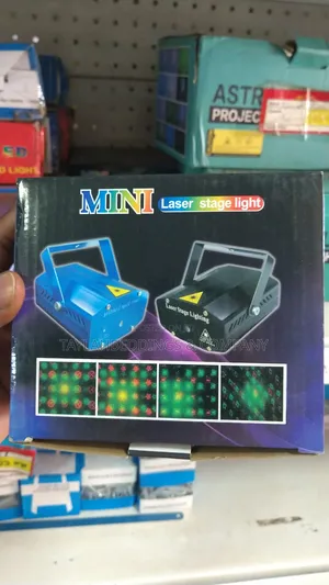 Mini Laser Light With Tripod and Remote Control - Red and Green Lights