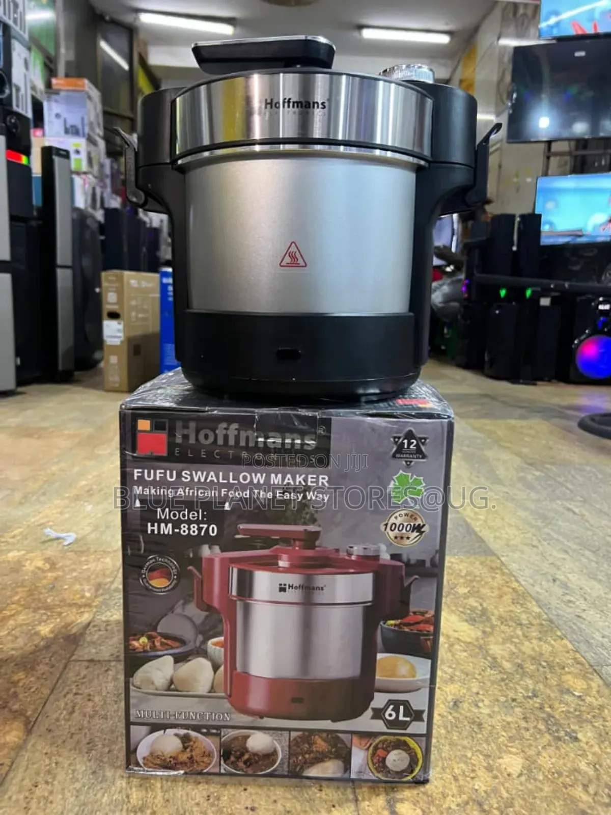 Hoffmans 6.0l Fufu Swallow/Ugali Makers \\ 1000w \\ Hm-8870
