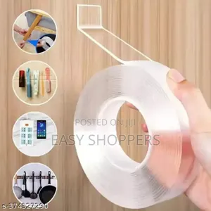 Roll of Double Sided Nano Tape, Strong Adhesive Tape Big Size 5m