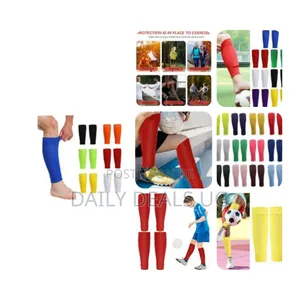 1 Pair and Hockey Rugby Football Socks Soccer Leg Brace Calf Sleeves