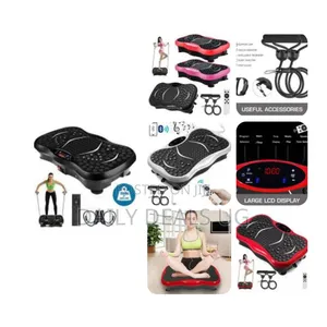LCD 4d Vibration Platform Plate Whole Body Massager Machine