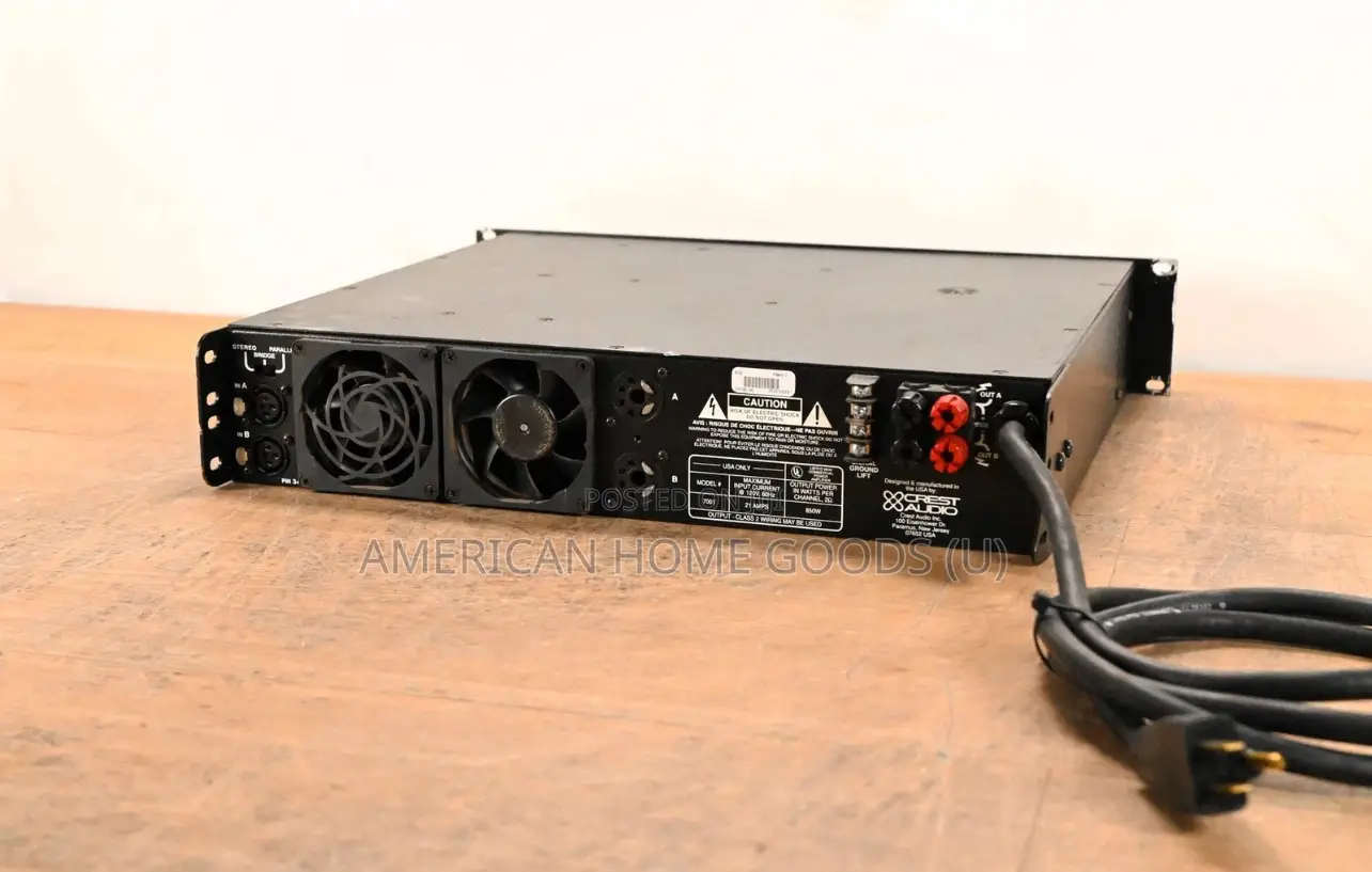 Crest Audio 7001 2-Channel Professional Power Amplifier