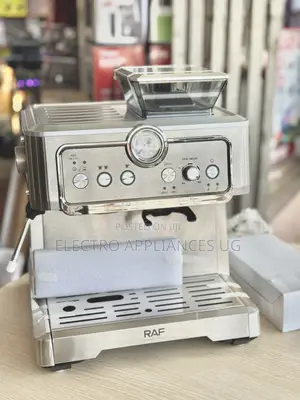 Raf Coffee Maker 2-in-1 Coffee Bean Grinder and Espresso Machine.