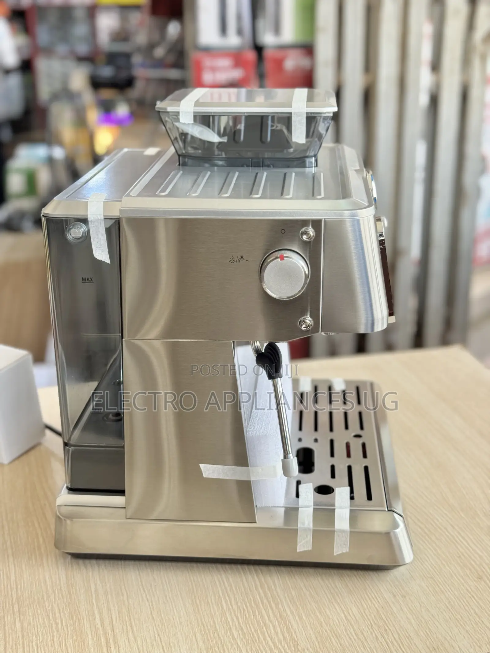 Raf Coffee Maker 2-in-1 Coffee Bean Grinder and Espresso Machine.
