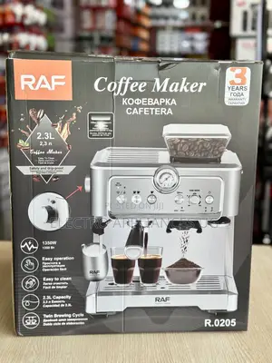 Raf Coffee Maker 2-in-1 Coffee Bean Grinder and Espresso Machine.
