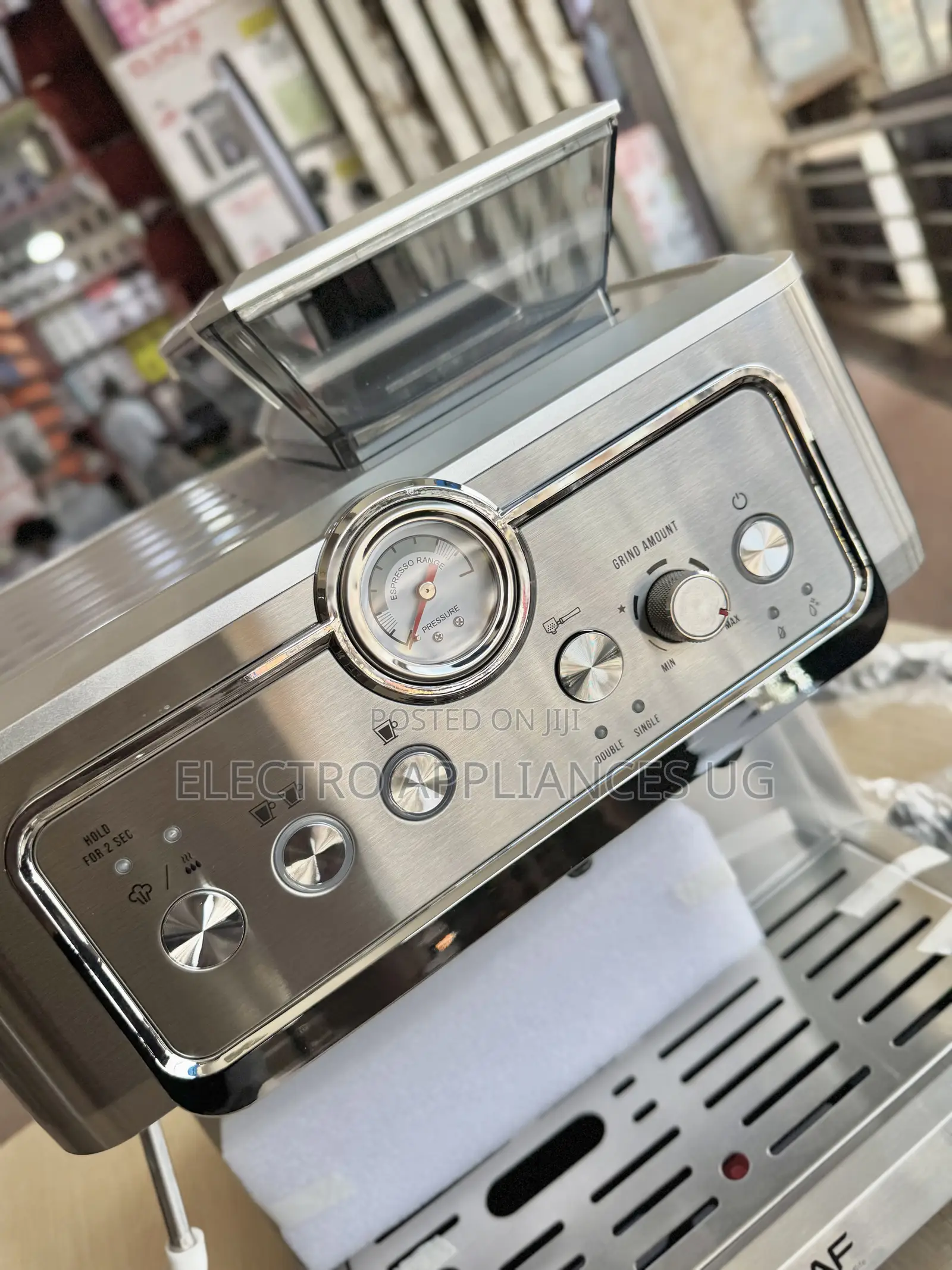 Raf Coffee Maker 2-in-1 Coffee Bean Grinder and Espresso Machine.