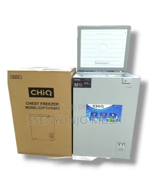 Chiq 130l Deep Freezer - Silver, German Technology
