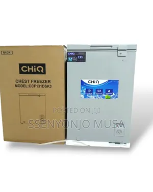 Chiq 130l Deep Freezer - Silver, German Technology