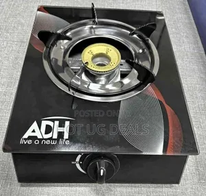 Adh Single Glass Top Cooking Gas Stove / Burner