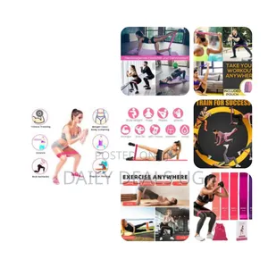 Elastic Fitness R Esistance Bands 5 Levels of Resistance Loop Band