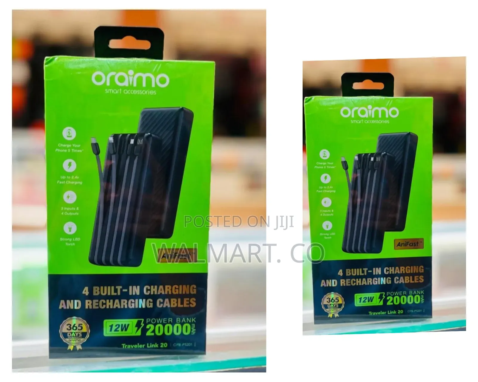 Oraimo 12w 20000mah Powerbank