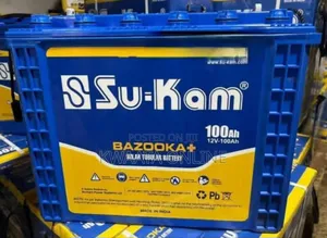 Su-kam 200ah 12v 2.4kwh Tall Tubular Battery –Solar Battery