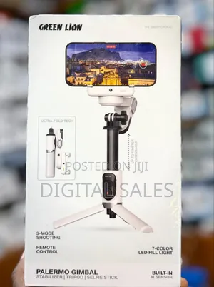 Green Lion Palermo Gimbal,Stabilizer, Tripod and Selfie Stick