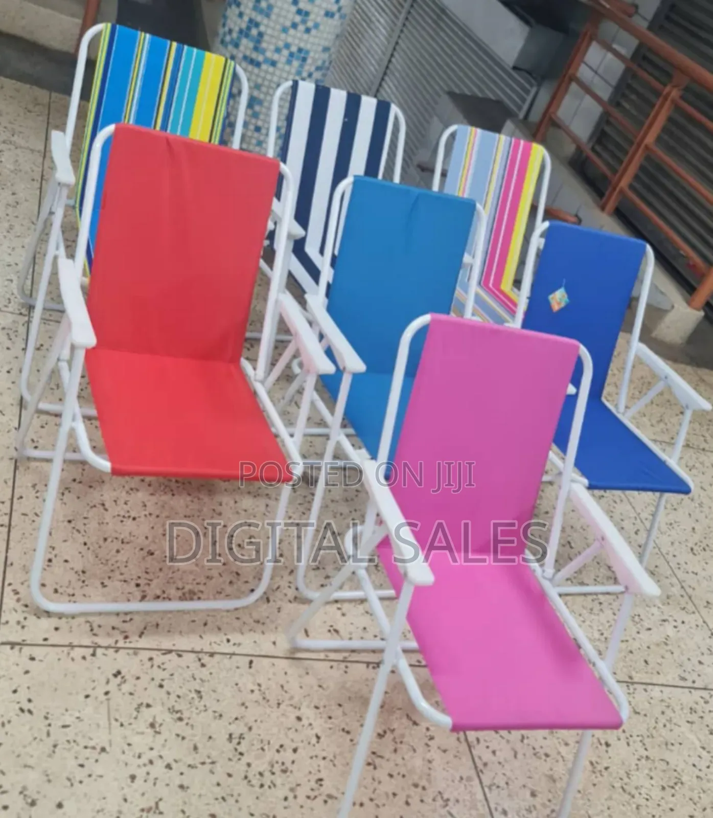Foldable Metallic Chair