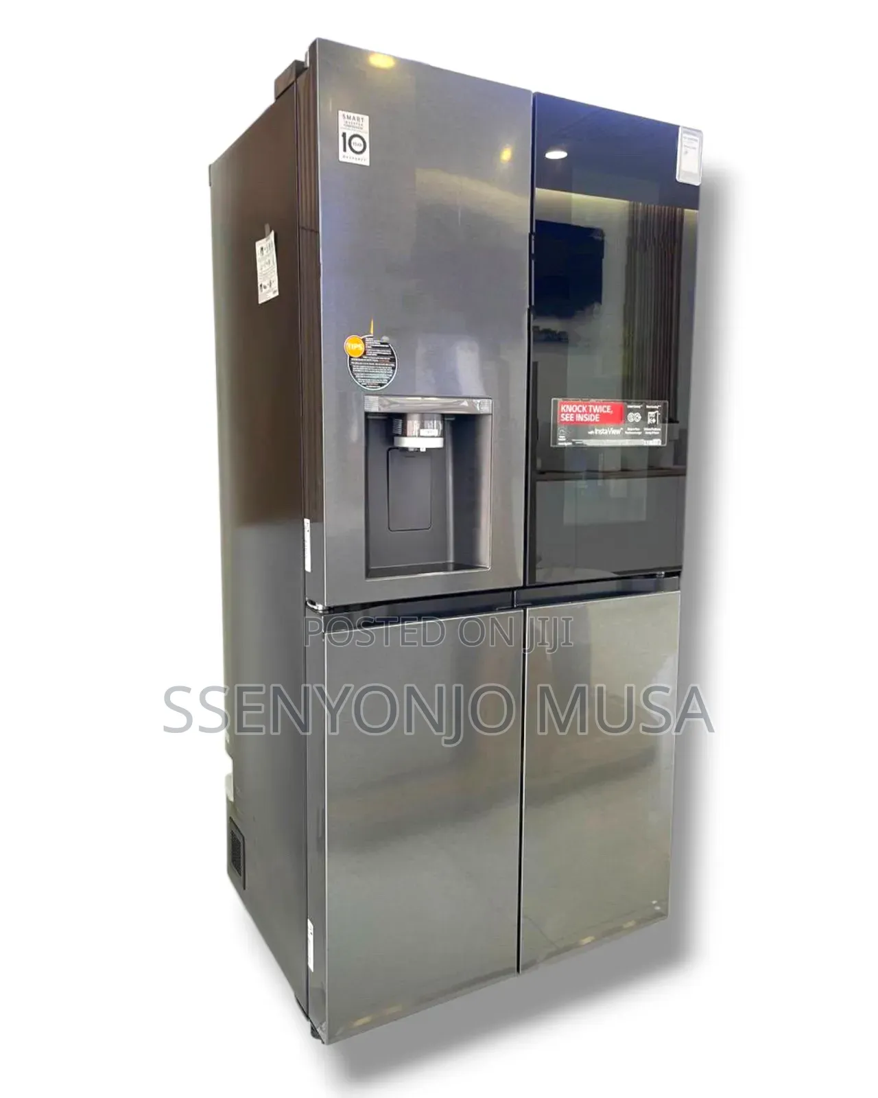 Lg 674l Side-by-Side Fridge - Knock Twice