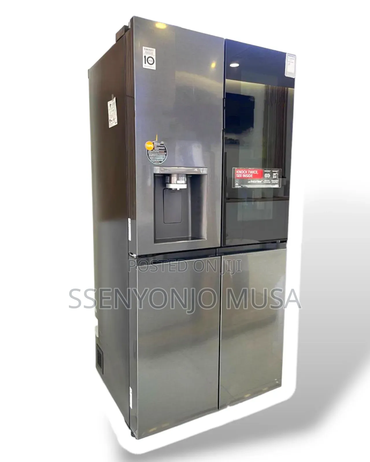 Lg 674l Side-by-Side Fridge - Knock Twice
